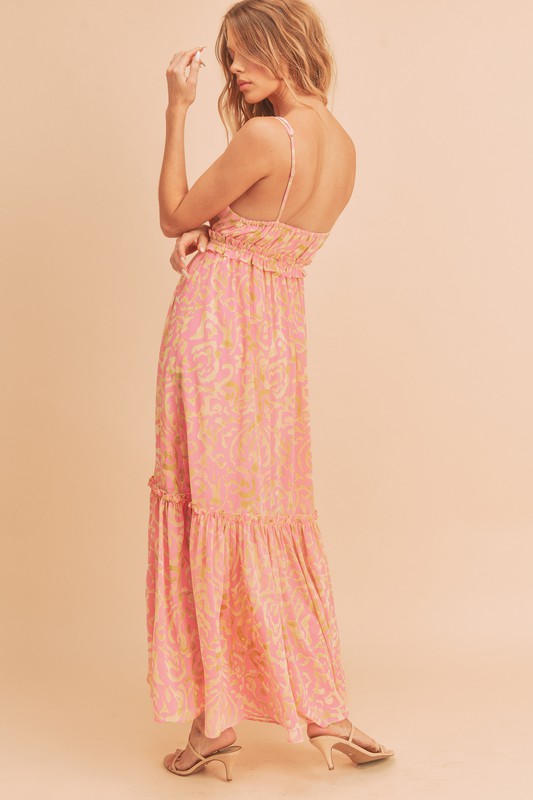 Davia Floral Maxi Dress – Soft Girl Tiered Sundress