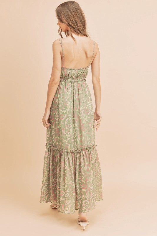 Davia Floral Maxi Dress – Soft Girl Tiered Sundress