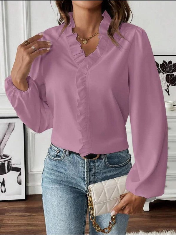 Long sleeve blouse
