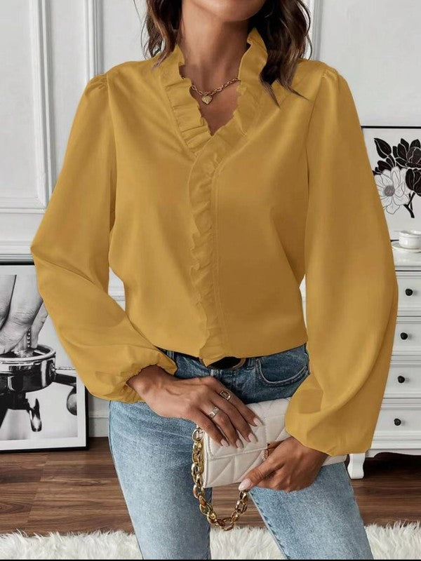 Long sleeve blouse