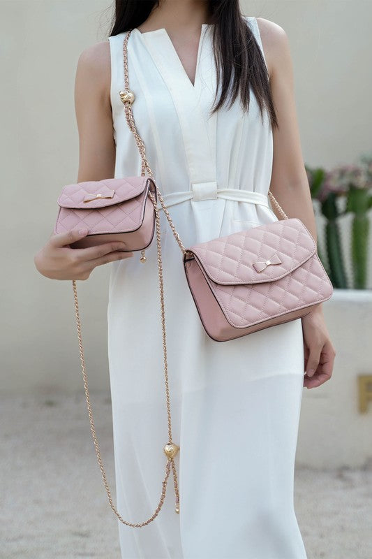 MKF Blossom Women's Crossbody set Bag by Mia K