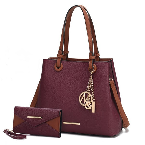 MKF Kearny Women Tote Handbag and Wallet - 2PCS