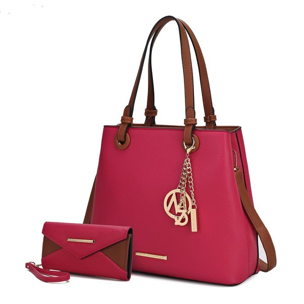 MKF Kearny Women Tote Handbag and Wallet - 2PCS