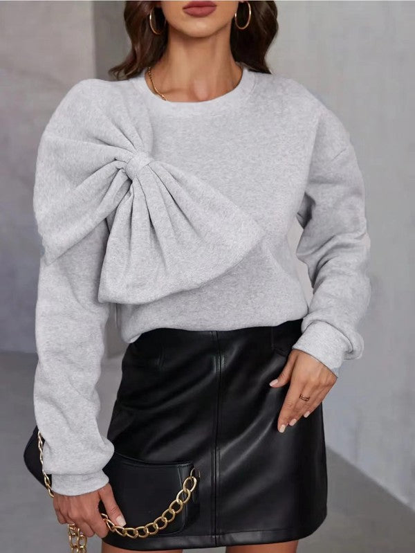 Contemporary Sweaters - Bow Detail Sweater