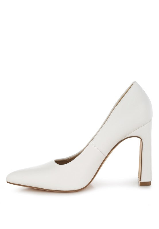 Shacarri Faux Leather Pumps