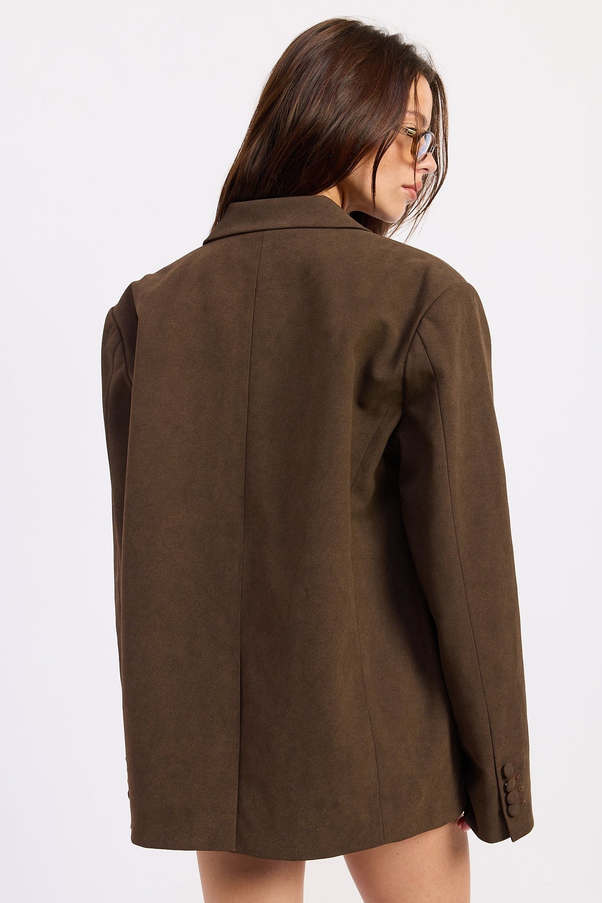 Oversized Buttoned Blazer – Alize