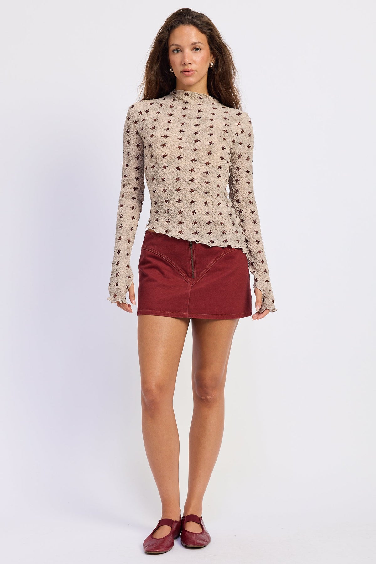 Asymmetrical Long Sleeve Top – Ismerie