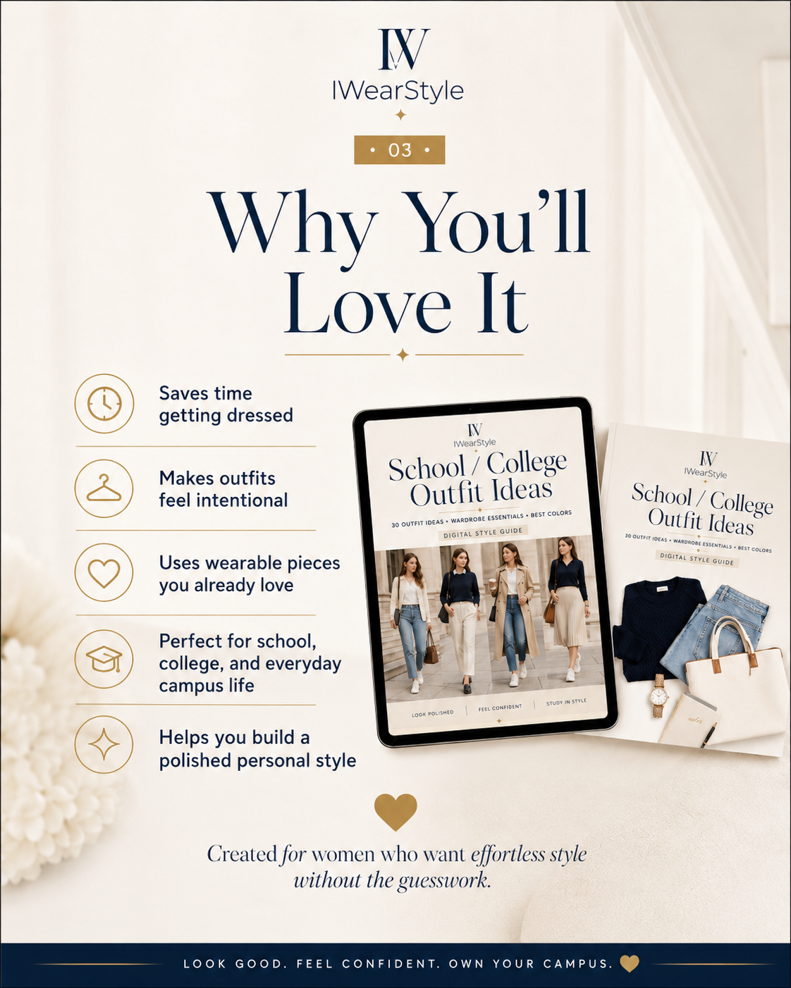 School / College Outfit Ideas — Digital Style Guide by IWearStyle™
