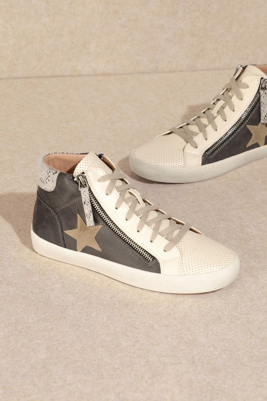 Star, High Top, Sneakers