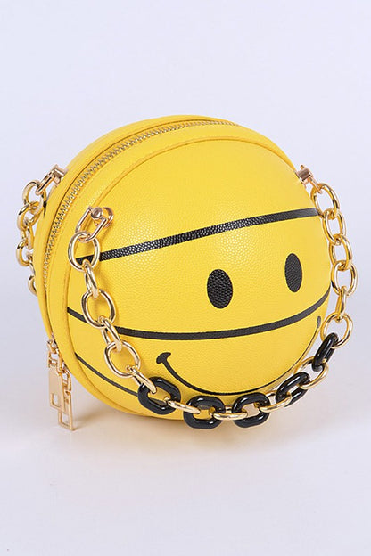 Smily Basketball Swing Clutch