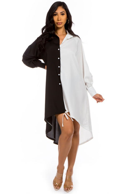 TOP SHIRT DRESS