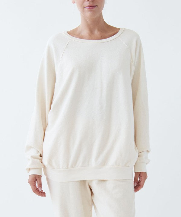 GARMENT DYE FRENCH TERRY PULLOVER