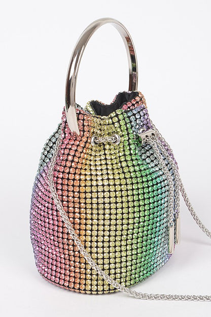 Oversize Rhinestone Iconic Bucket Bag