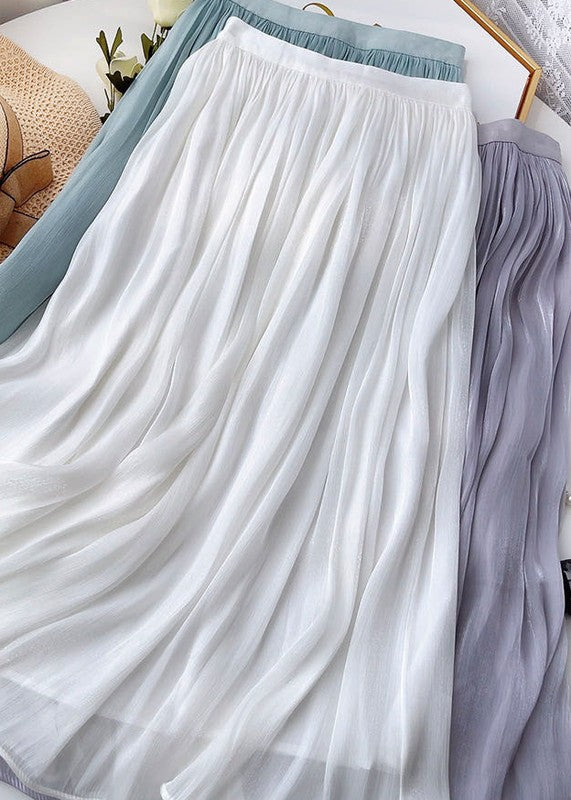 Mid-length A-line Skirt