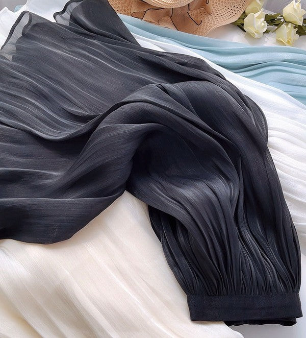 Mid-length A-line Skirt
