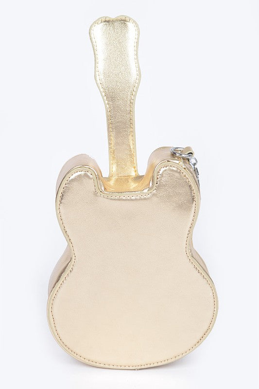 Metallic Guitar Novelty Iconic Swing Bag