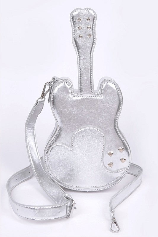 Metallic Guitar Novelty Iconic Swing Bag