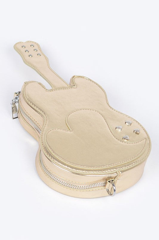 Metallic Guitar Novelty Iconic Swing Bag