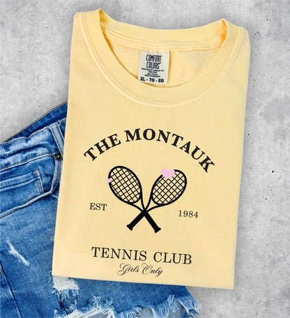 The Montauk Tennis Club Comfort Color Tee