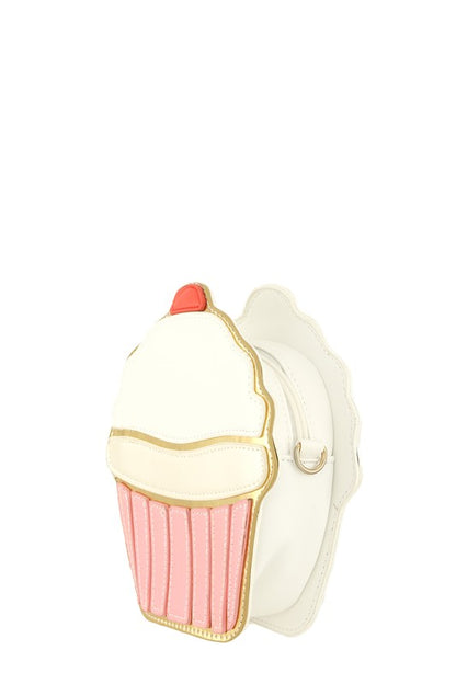 Cupcake Shape Crossbody Bag