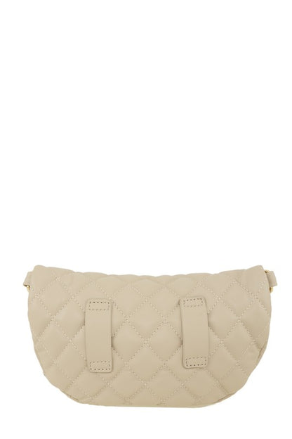 Chain Attached Quilted Fanny Bag