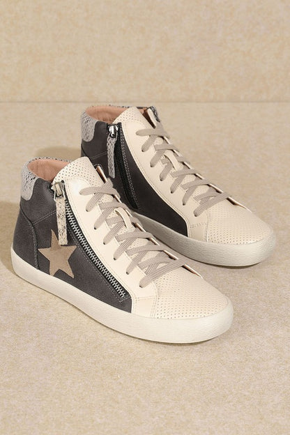 Star, High Top, Sneakers