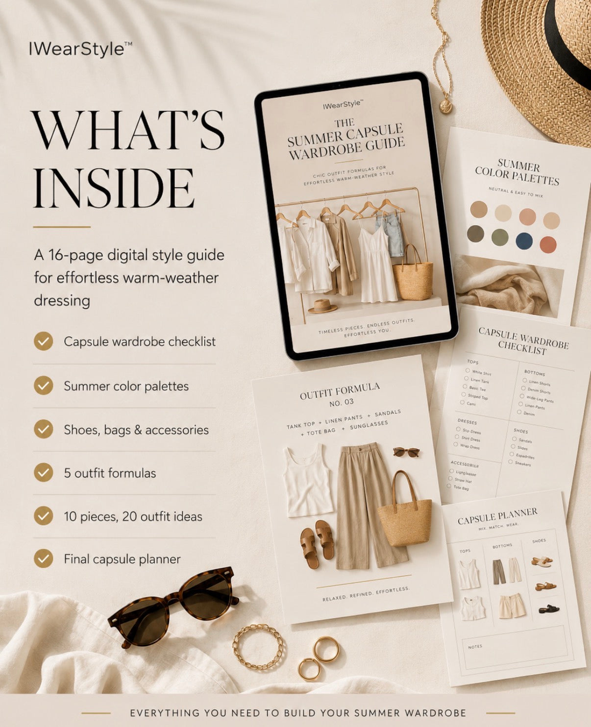 The Summer Capsule Wardrobe Guide — by IWearStyle™