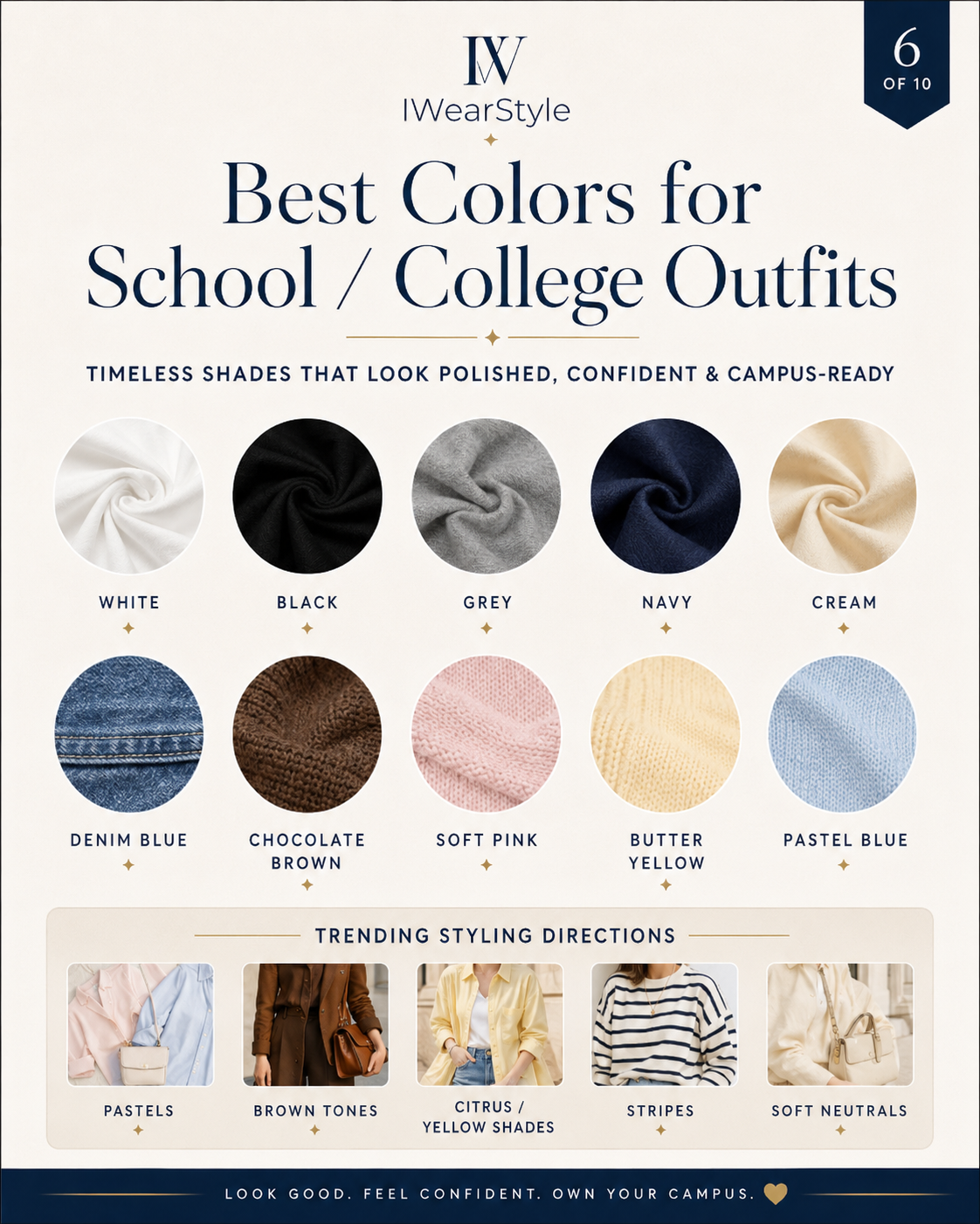 School / College Outfit Ideas — Digital Style Guide by IWearStyle™