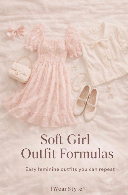 Soft Girl Outfit Formulas Lookbook – Easy Feminine (Digital)