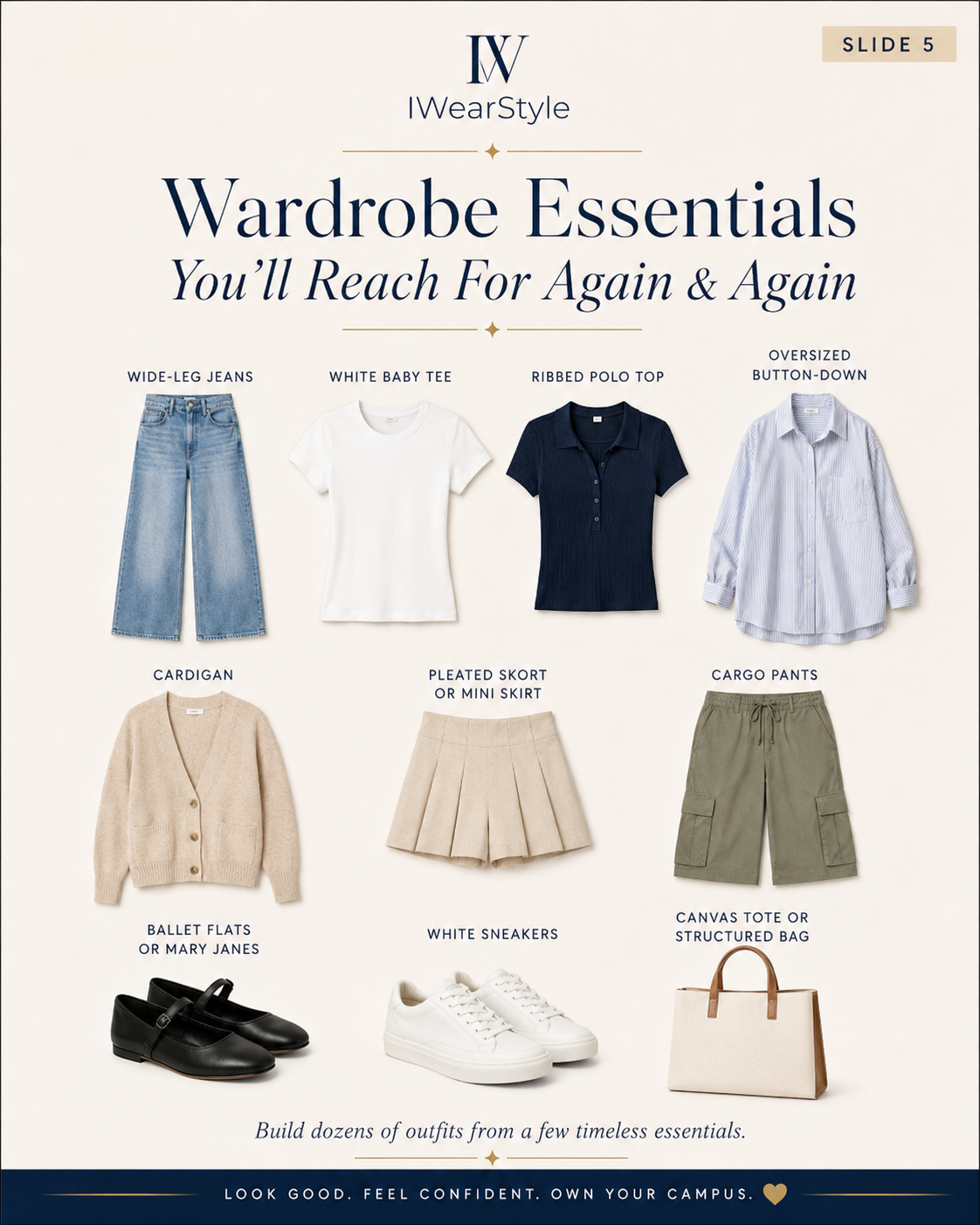 School / College Outfit Ideas — Digital Style Guide by IWearStyle™