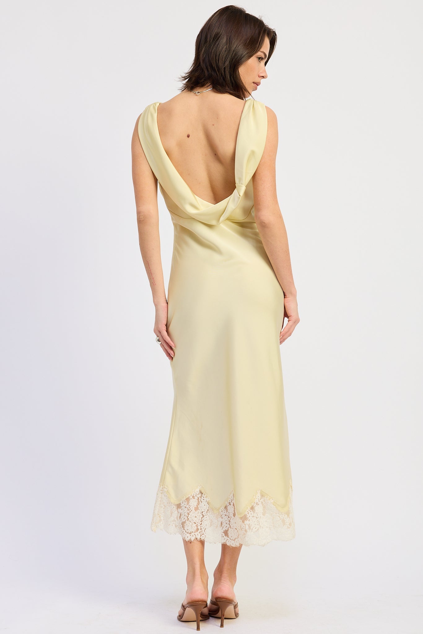 Women’s Minimalist Sleeveless Midi Dress – Emery