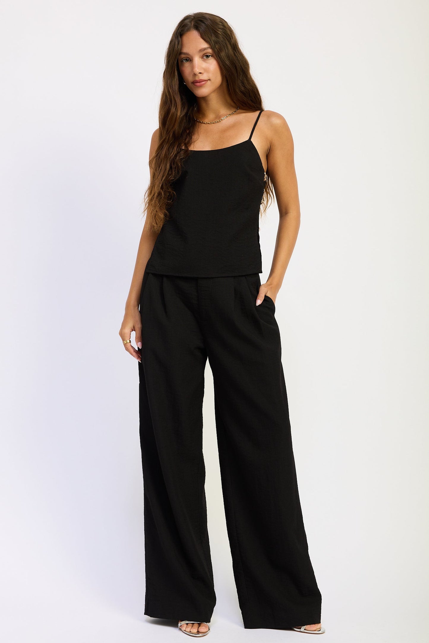 Women’s Wide-Leg Tailored Trousers – Melanie