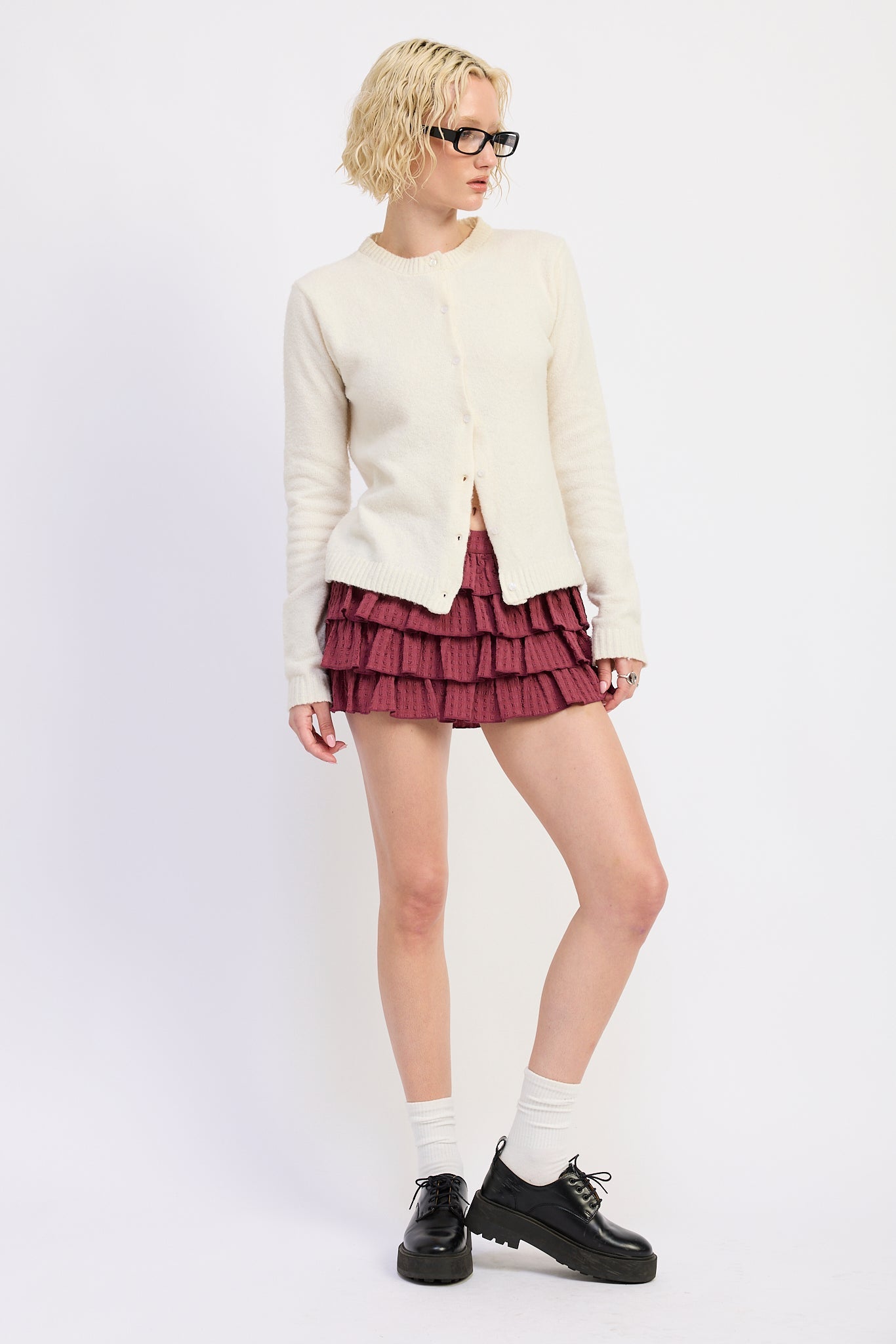 Women’s Button-Front Knit Cardigan – Kaia