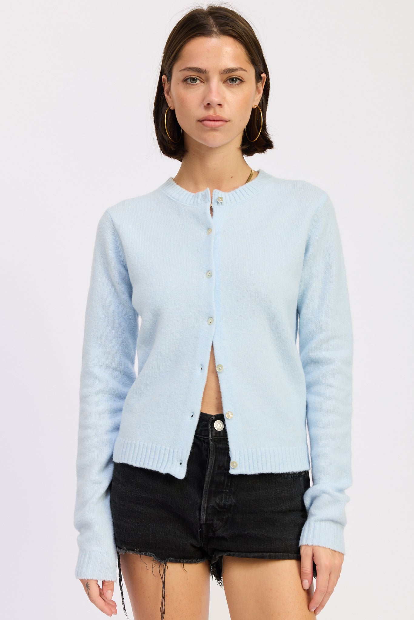 Women’s Button-Front Knit Cardigan – Kaia