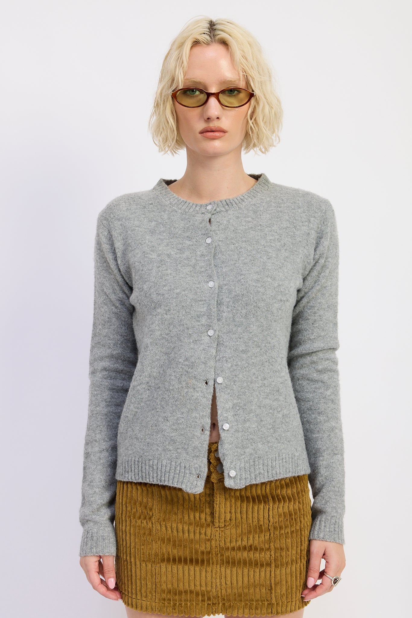 Women’s Button-Front Knit Cardigan – Kaia