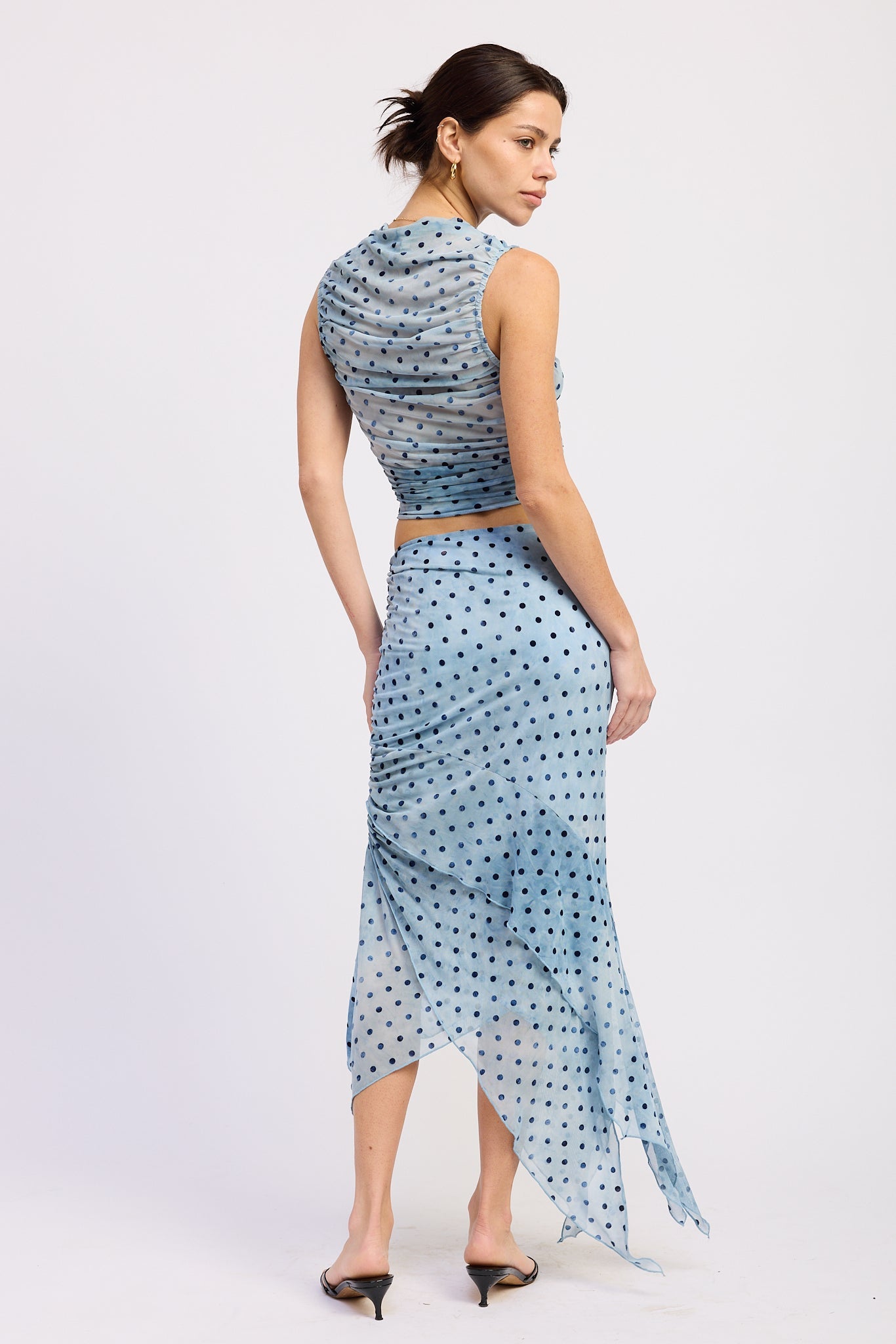 Women’s Printed High-Neck Tank Top – Rhea