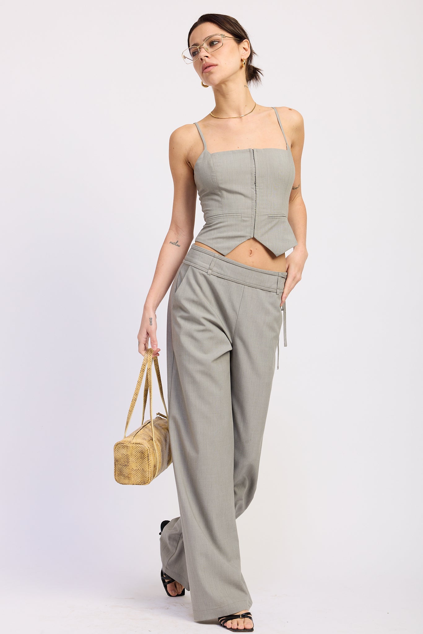 Women’s Tailored Square-Neck Vest Top – Natalie