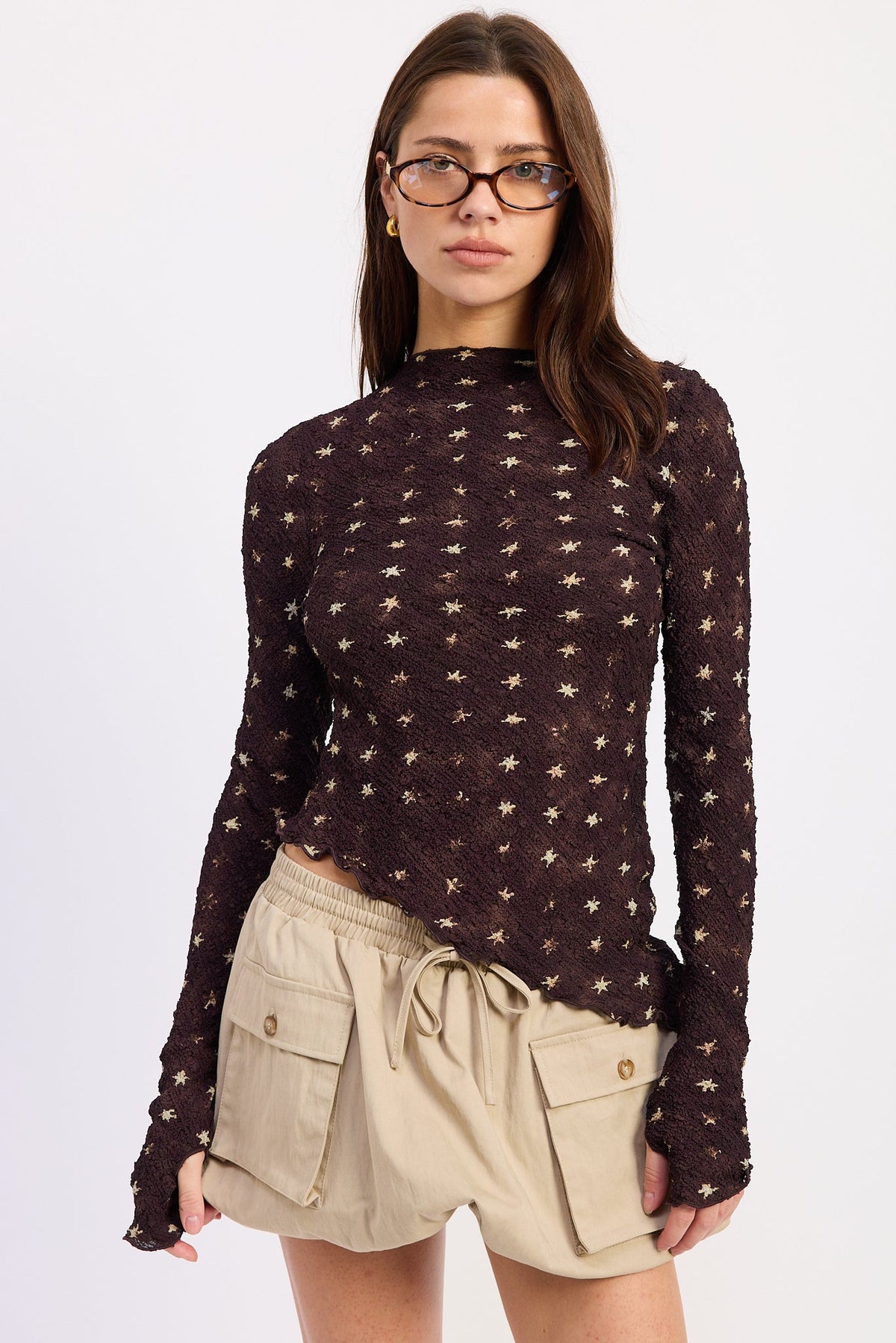 Asymmetrical Long Sleeve Top – Ismerie