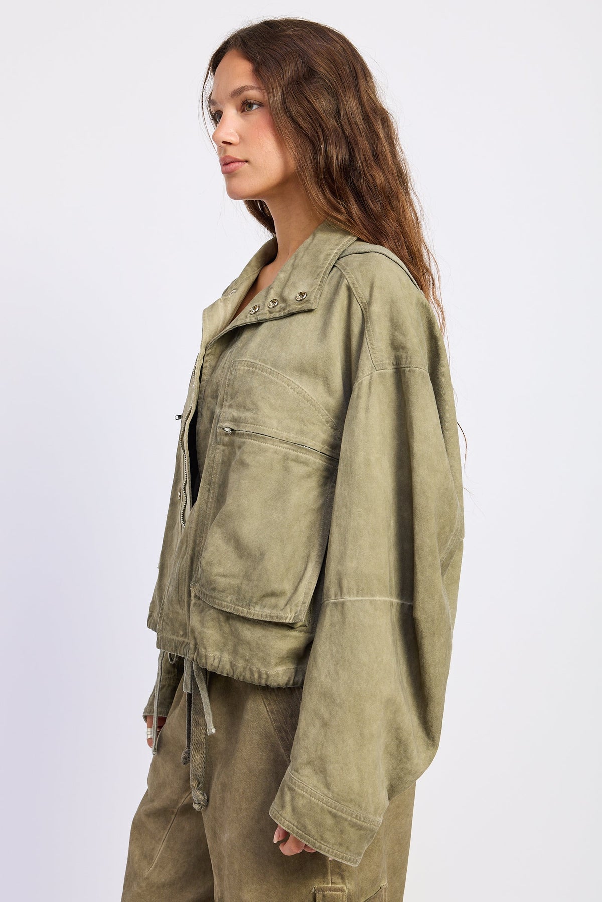 Utility Jacket Oil Wash – Kaela